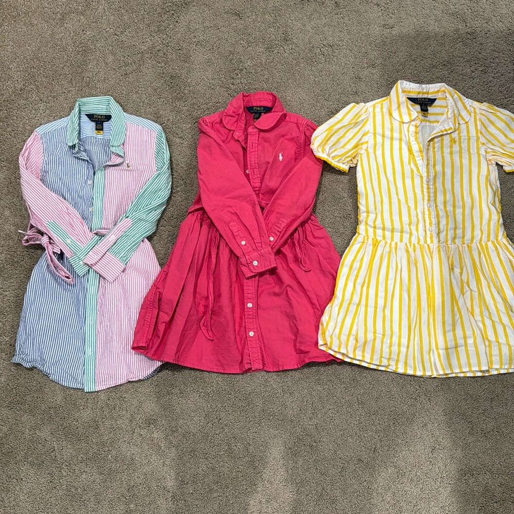 3 Ralph Lauren Dresses - 5T